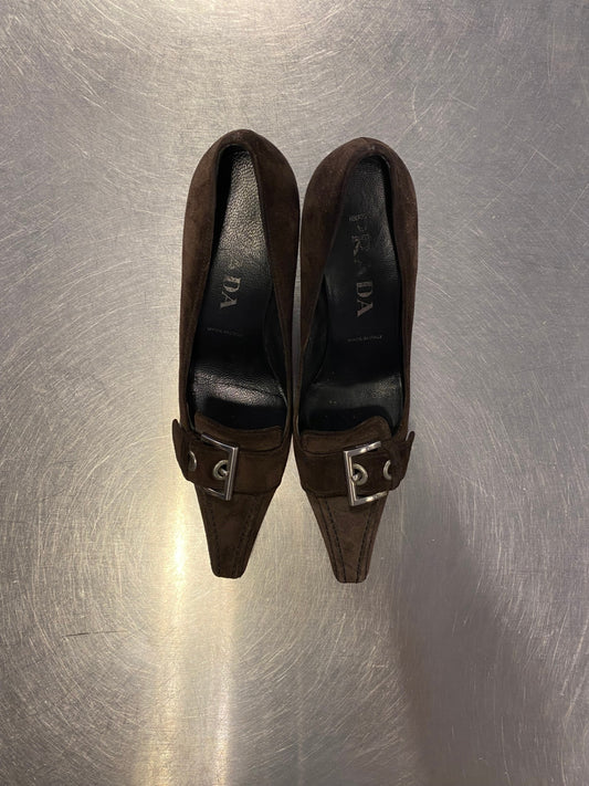 PRADA Pumps 36 1/2 Wildleder