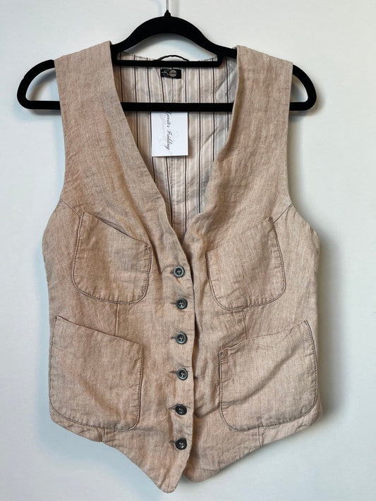 Weste S Beige