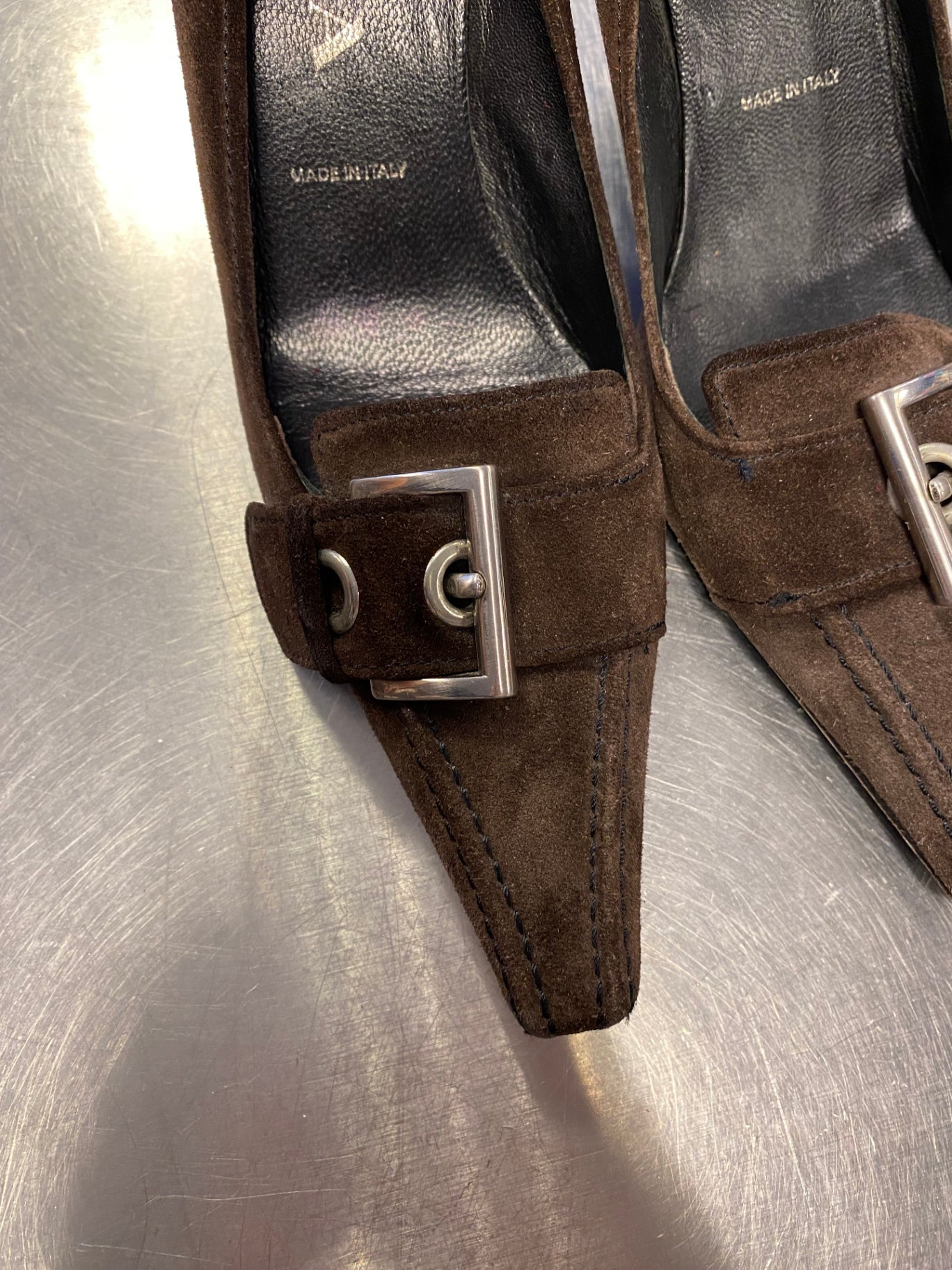 PRADA Pumps 36 1/2 Wildleder