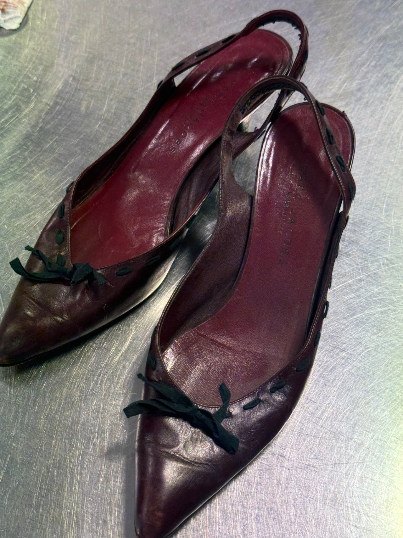 marc jacobs Ballerinas 38 Dunkelrot