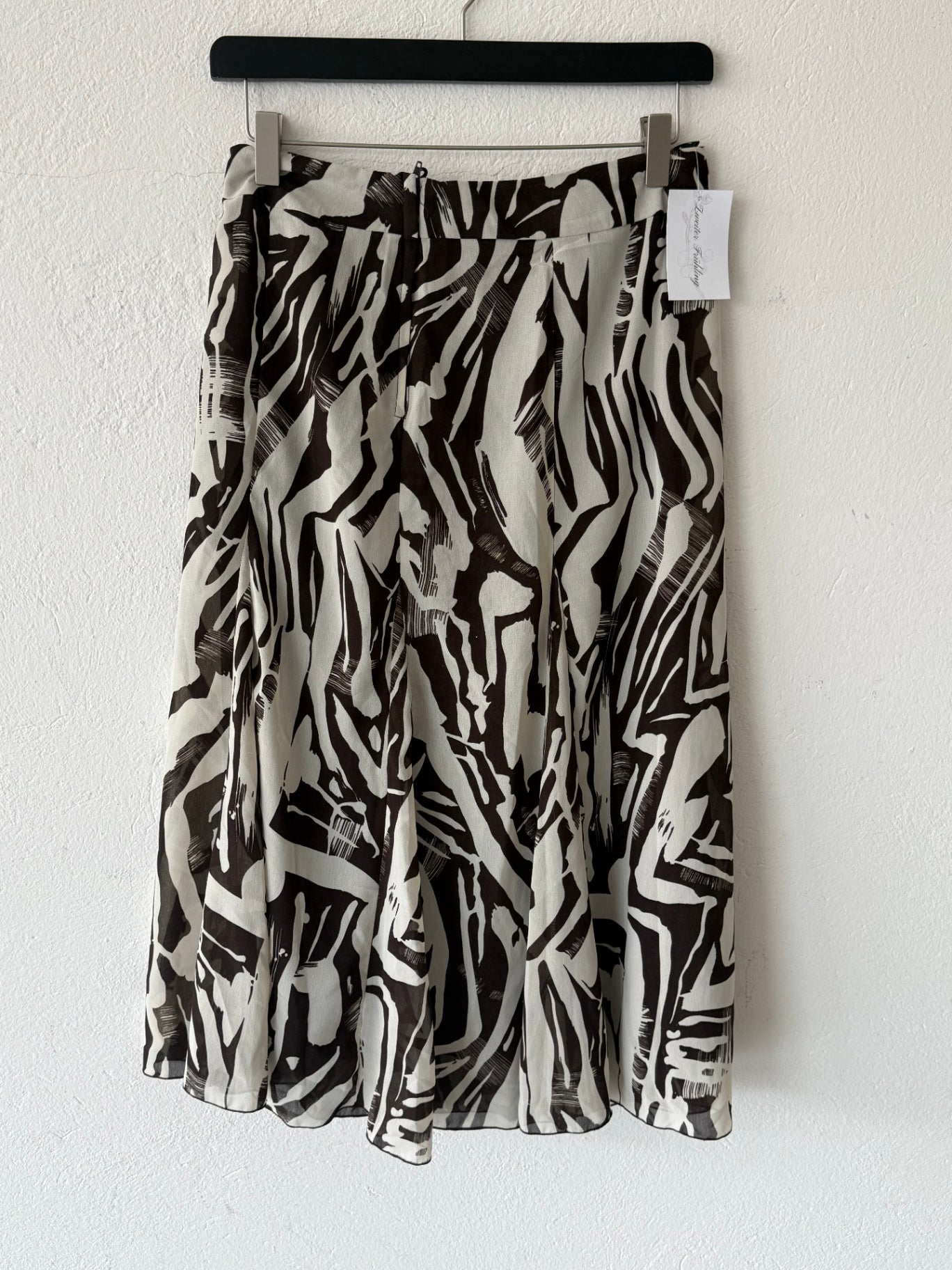 Hose 34 Beige und Schwarz