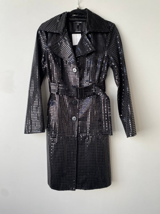 Hemd / Bluse M Schwarz mit metallic Roségold
