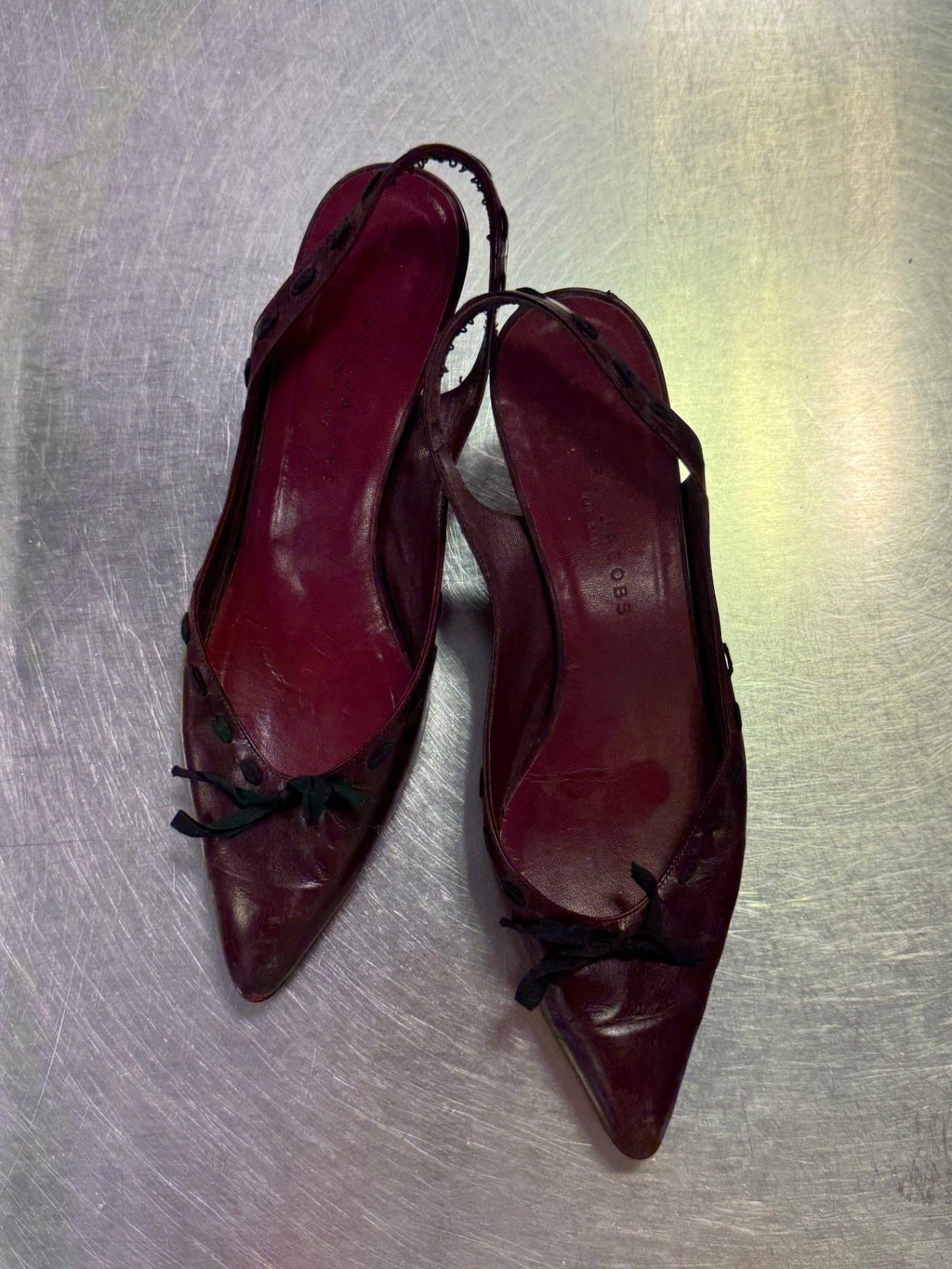 marc jacobs Ballerinas 38 Dunkelrot