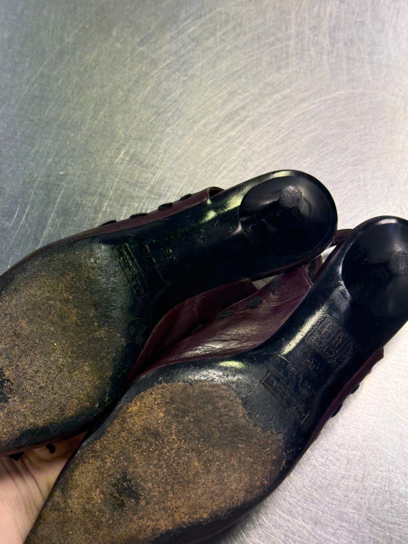 marc jacobs Ballerinas 38 Dunkelrot