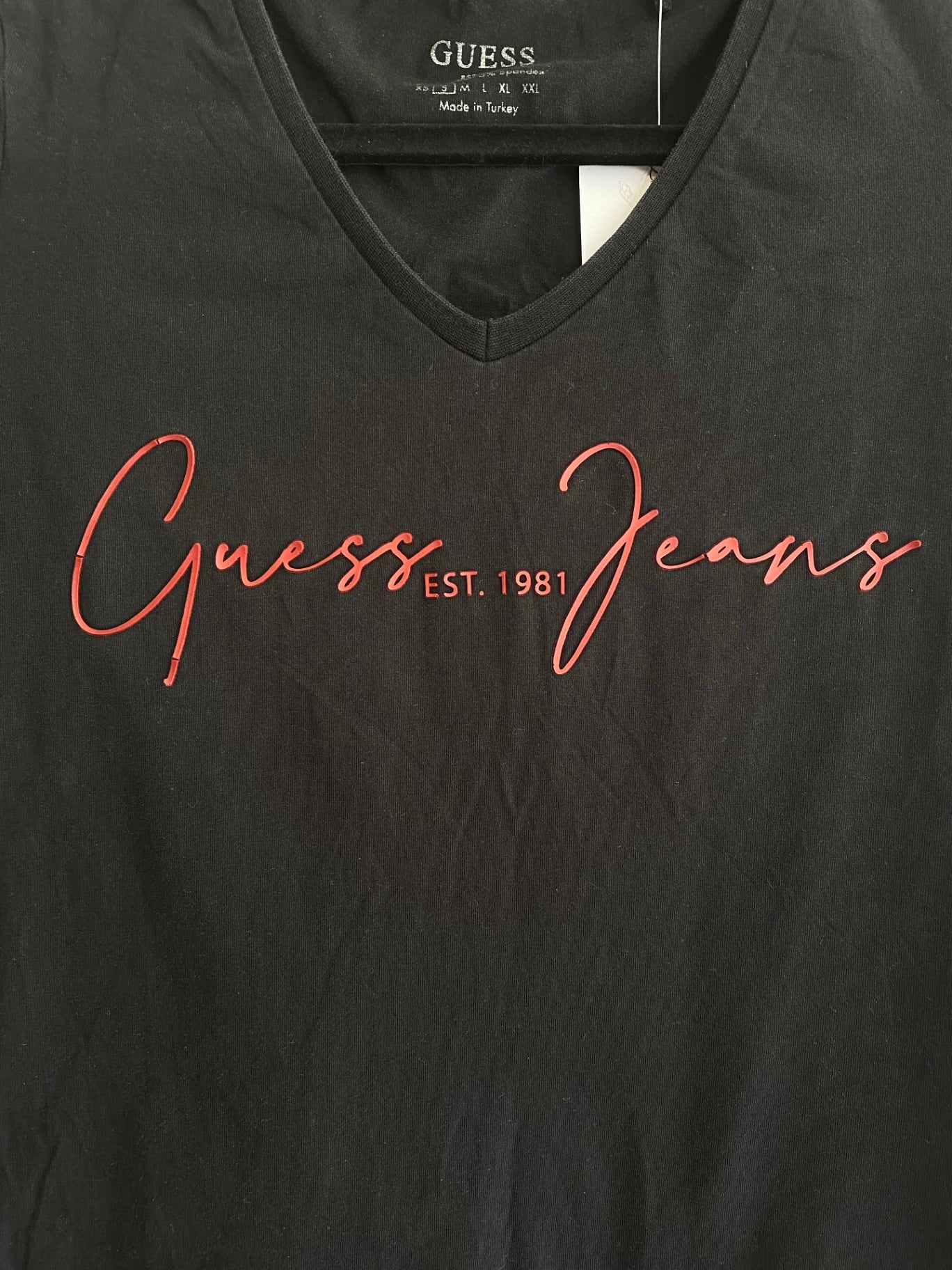 Guess T-Shirt S Schwarz