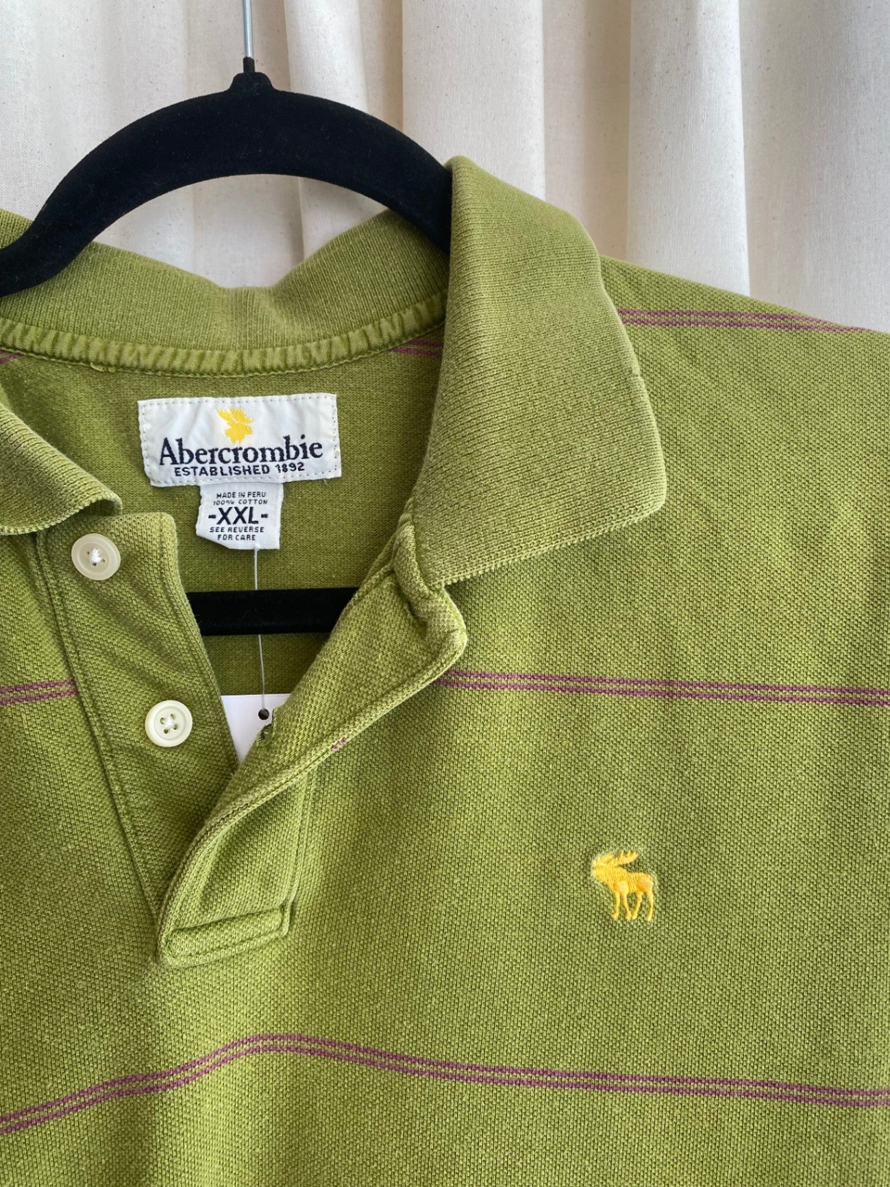 Abercrombie Polohemd XXL Grün