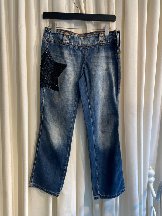 Jeans 26 Blau