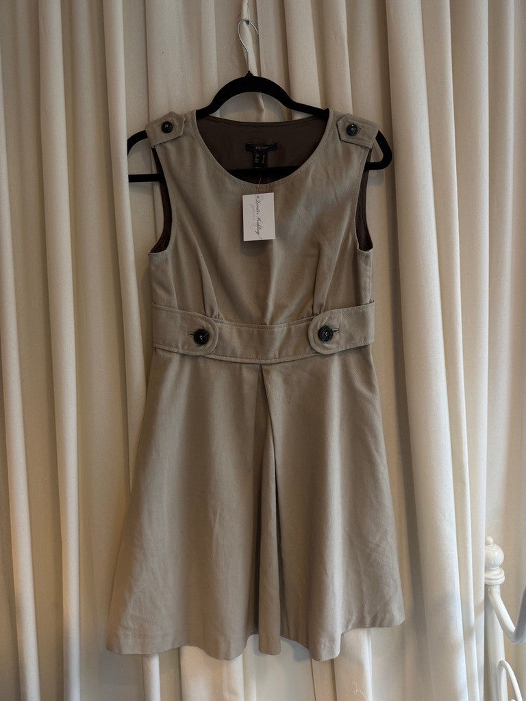 Ärmelloses Oberteil M Beige