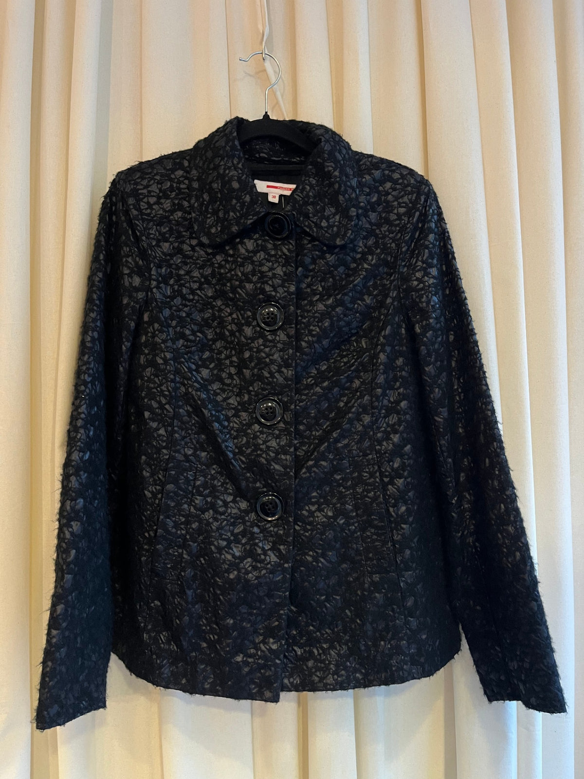  Jacke 38 Schwarz