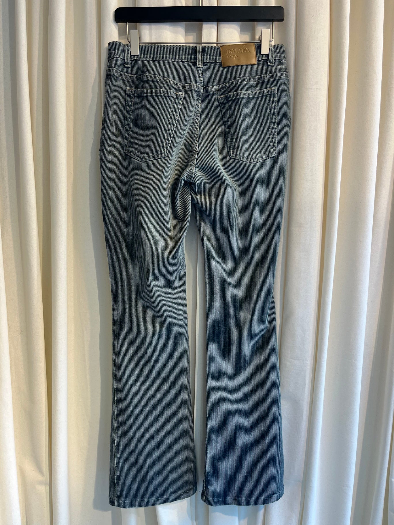 Dalifa Jeans S-M Schwarz/Weiß gestreift
