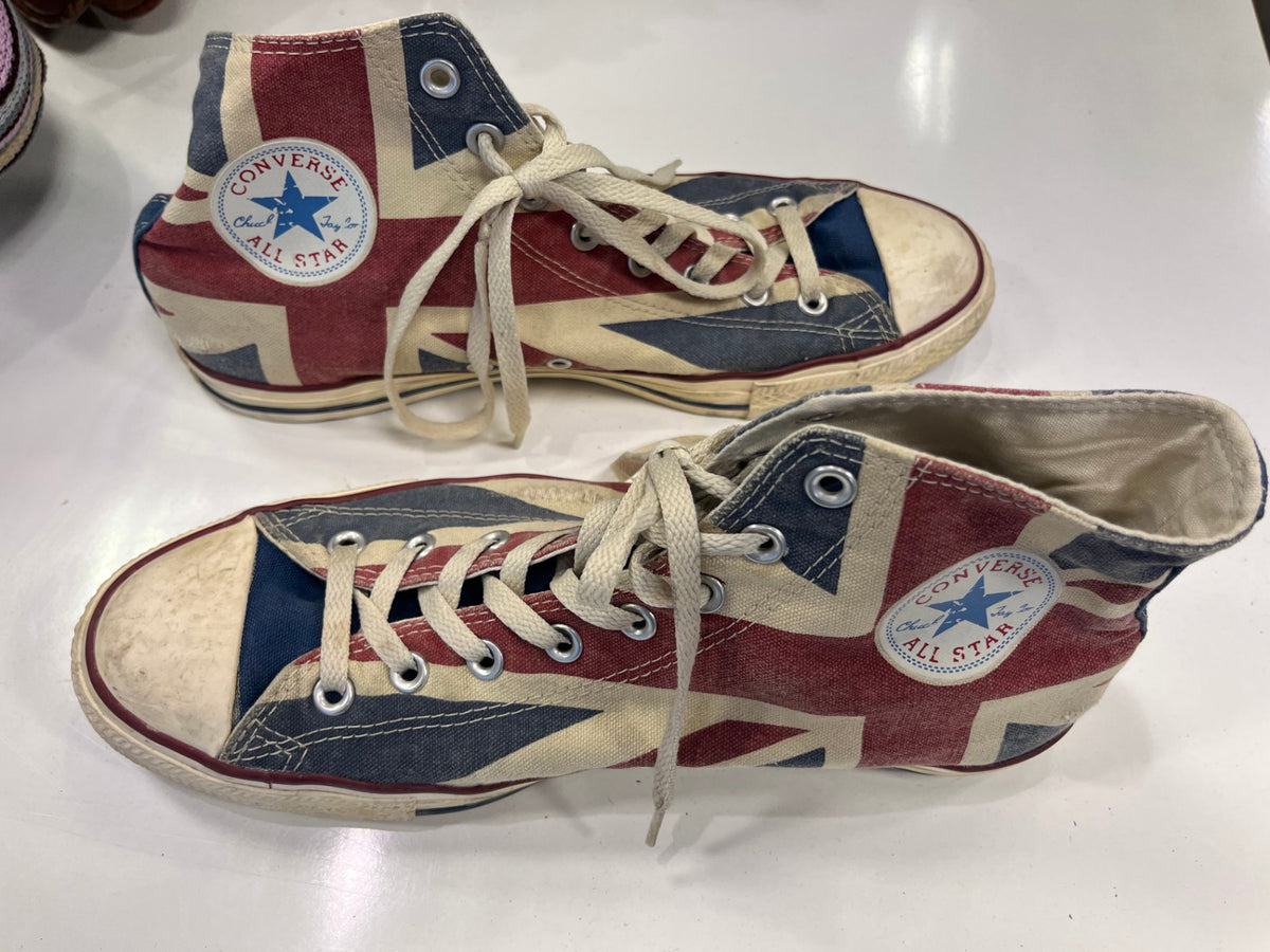 Converse Sneaker 44 Multicolor (Rot, Blau, Beige)
