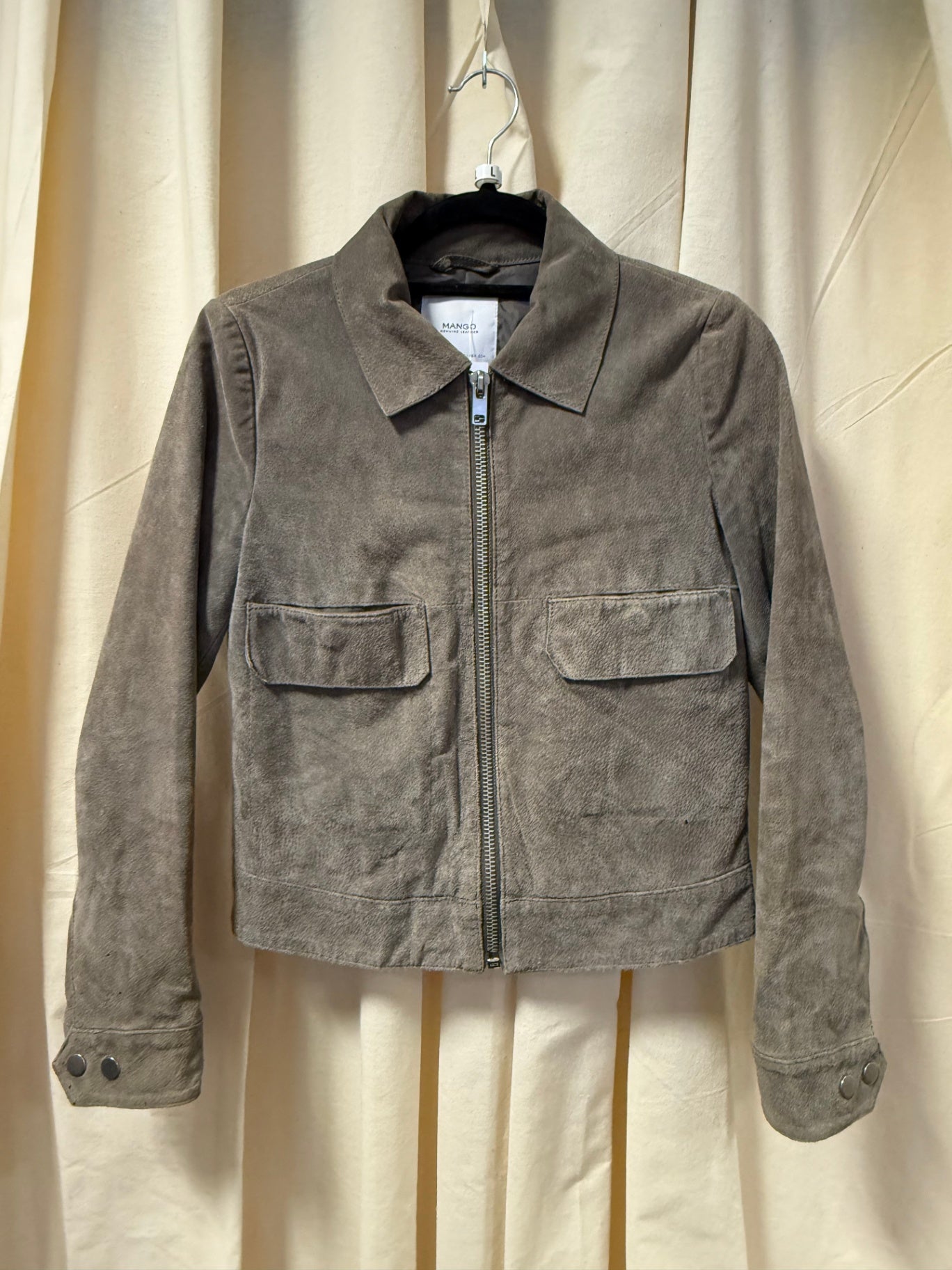 Mango Jacke XS Grau