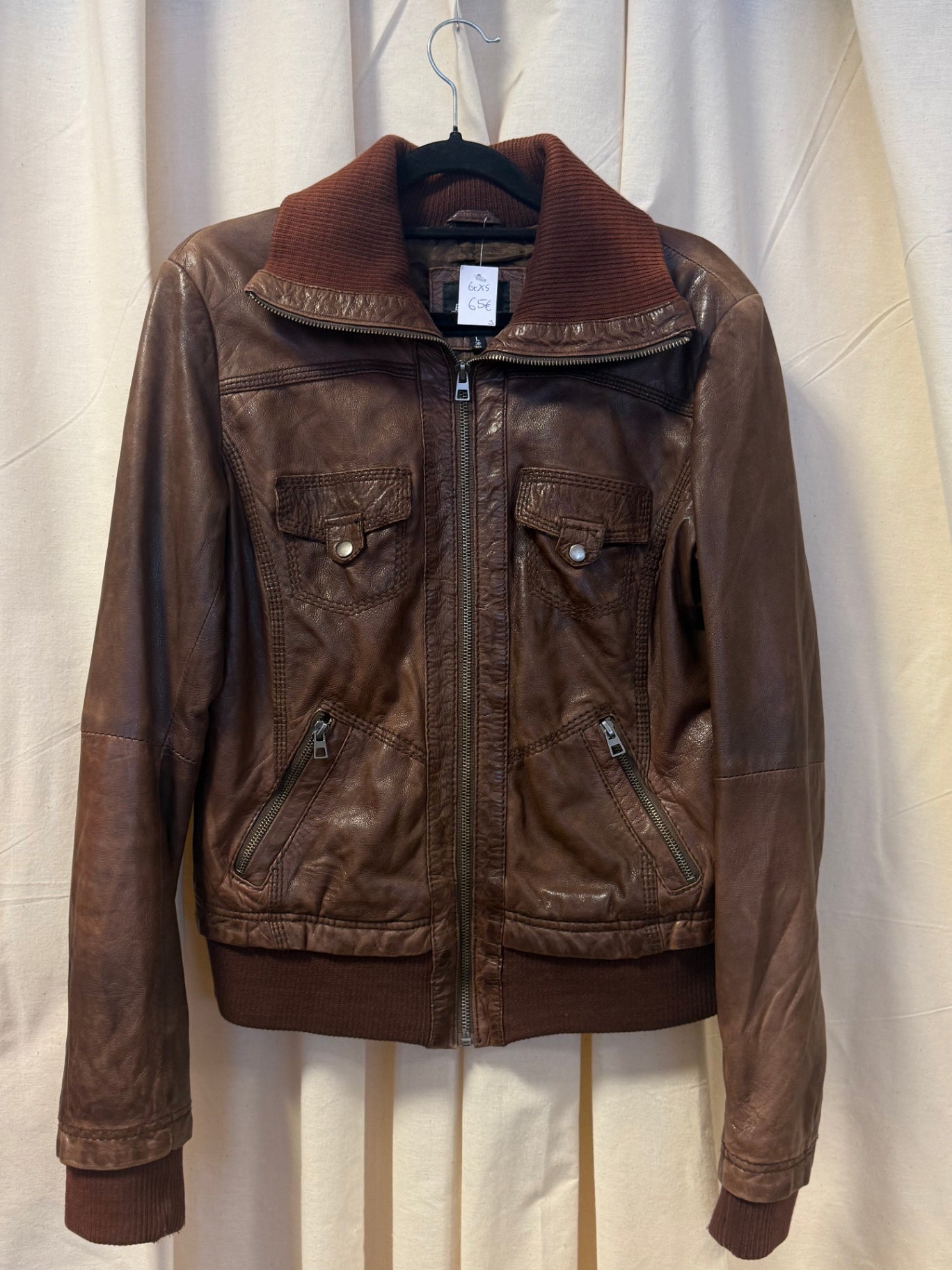 Jacke XS Braun