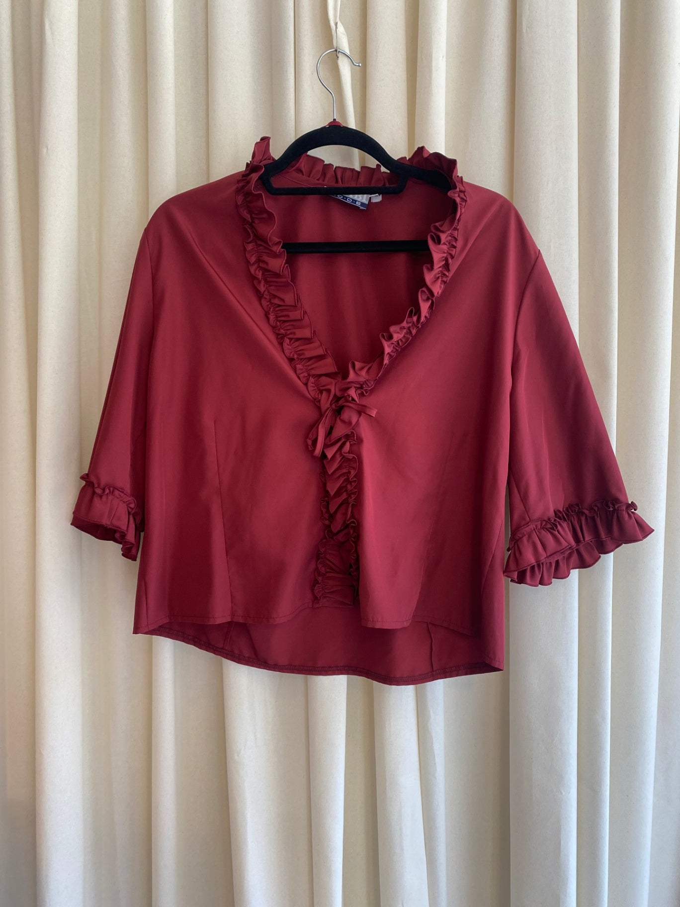 Bluse L Rot