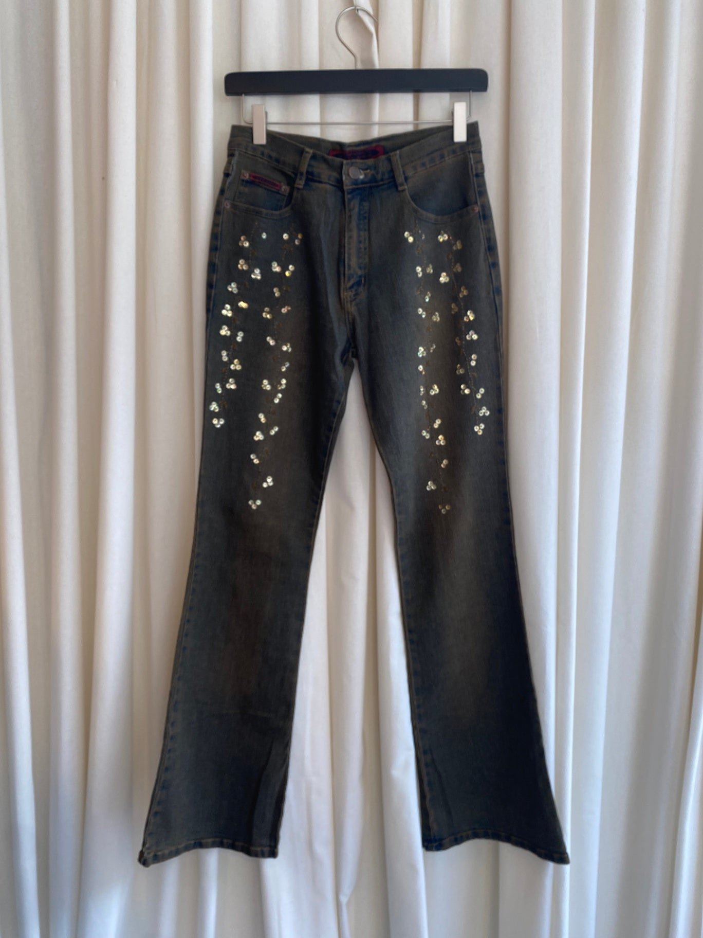 Schlaghose S Denim Braun