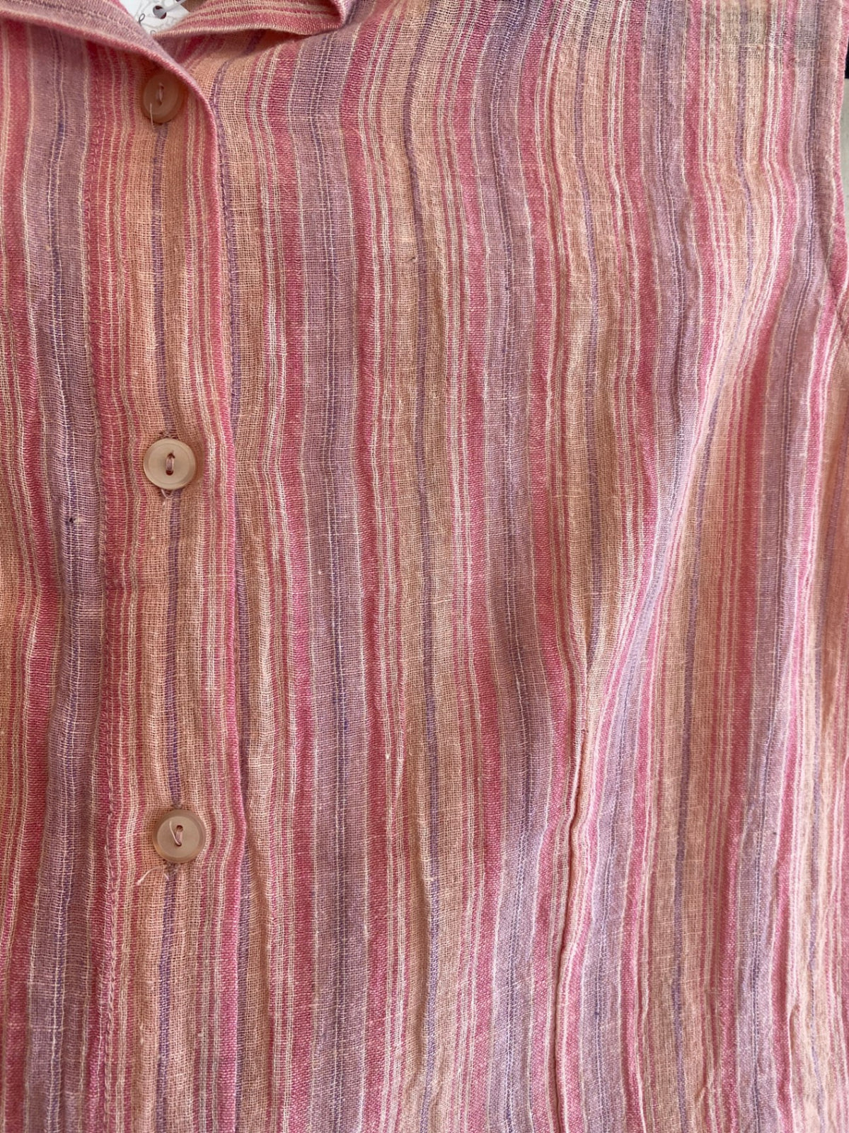 Bluse M Rosa gestreift