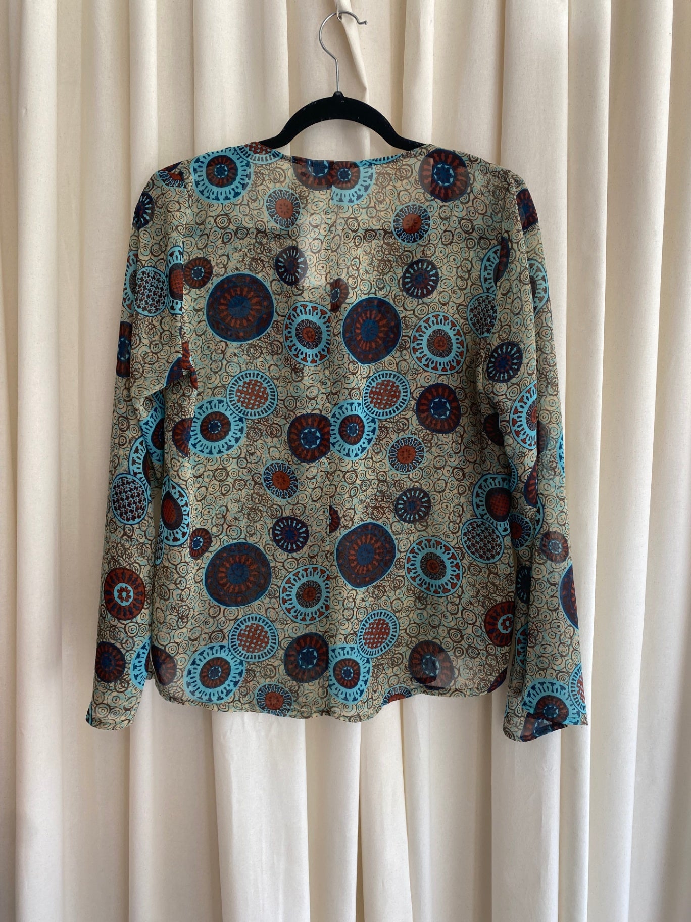 Bluse 40 Gemustert