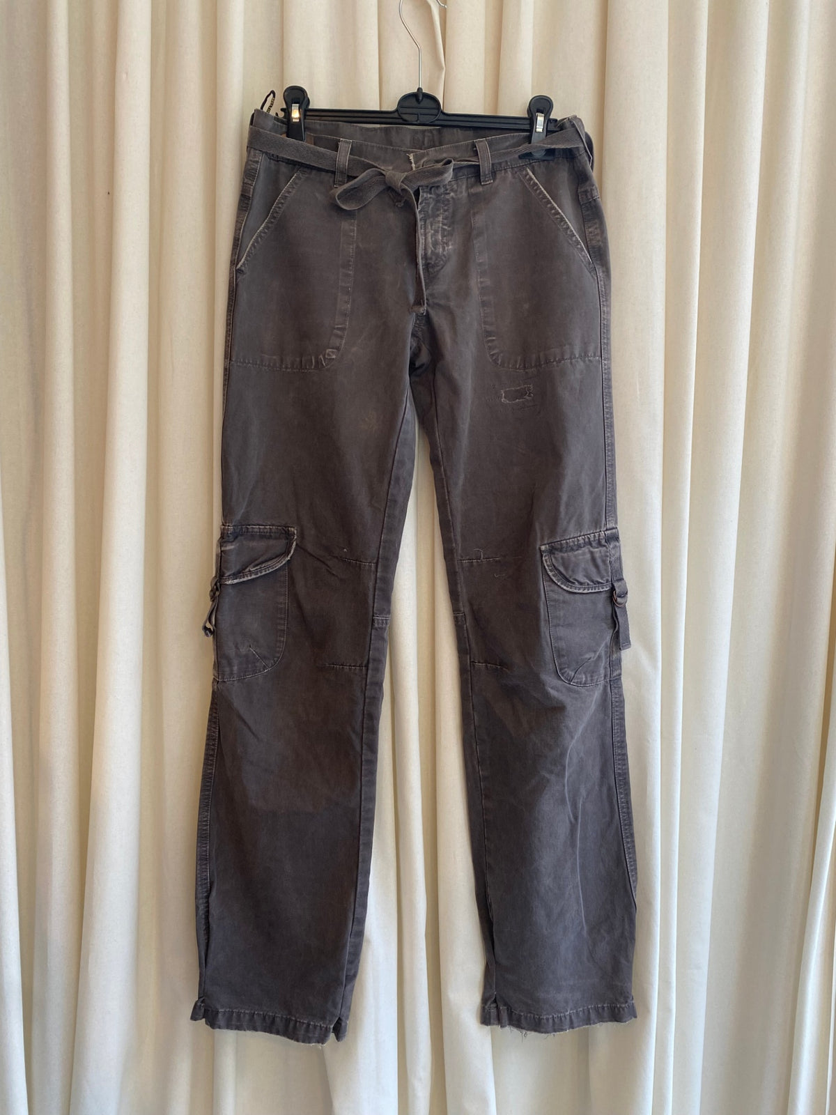 Cargo Jeans M Grau/Braun