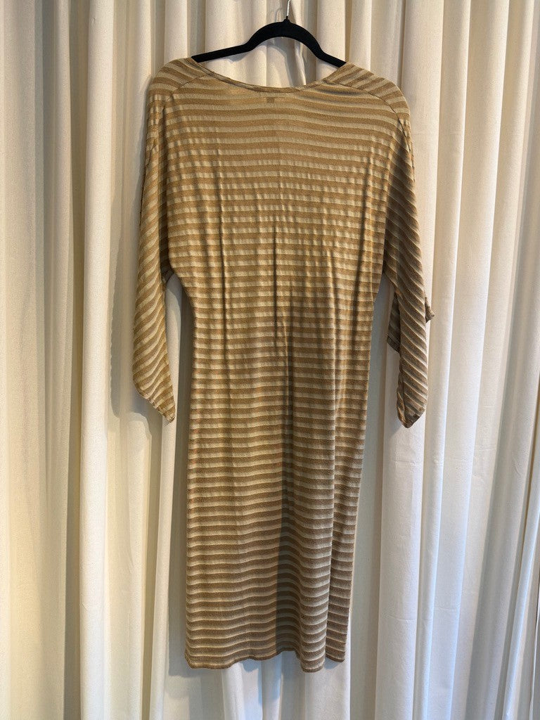 Kleid S Beige gestreift (Neu)