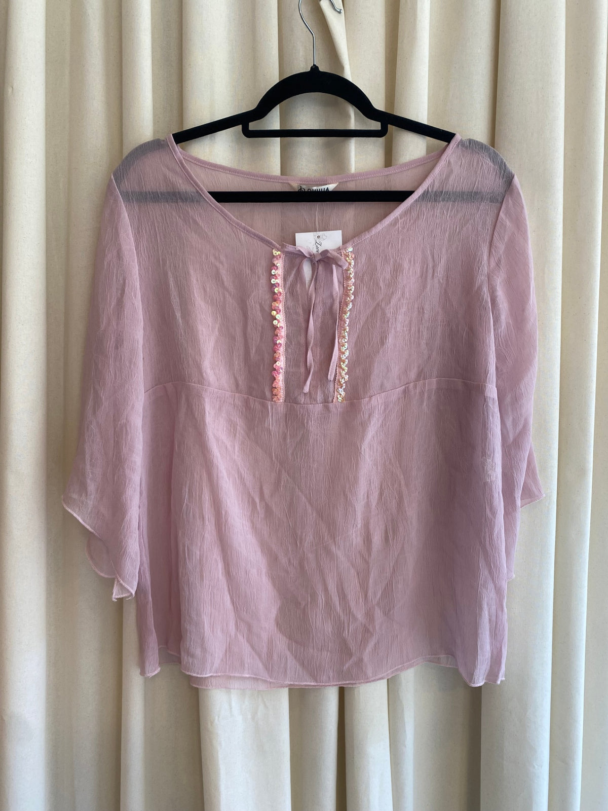 Bluse L Rosa