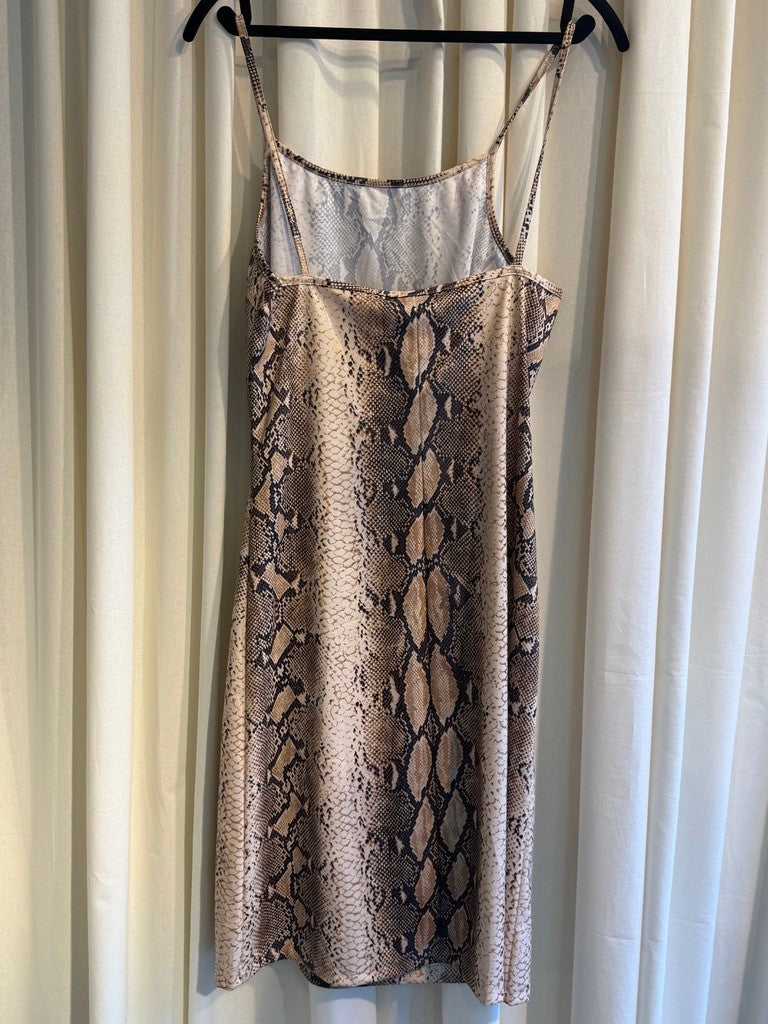 Kleid M Schlangenmuster (Neu)