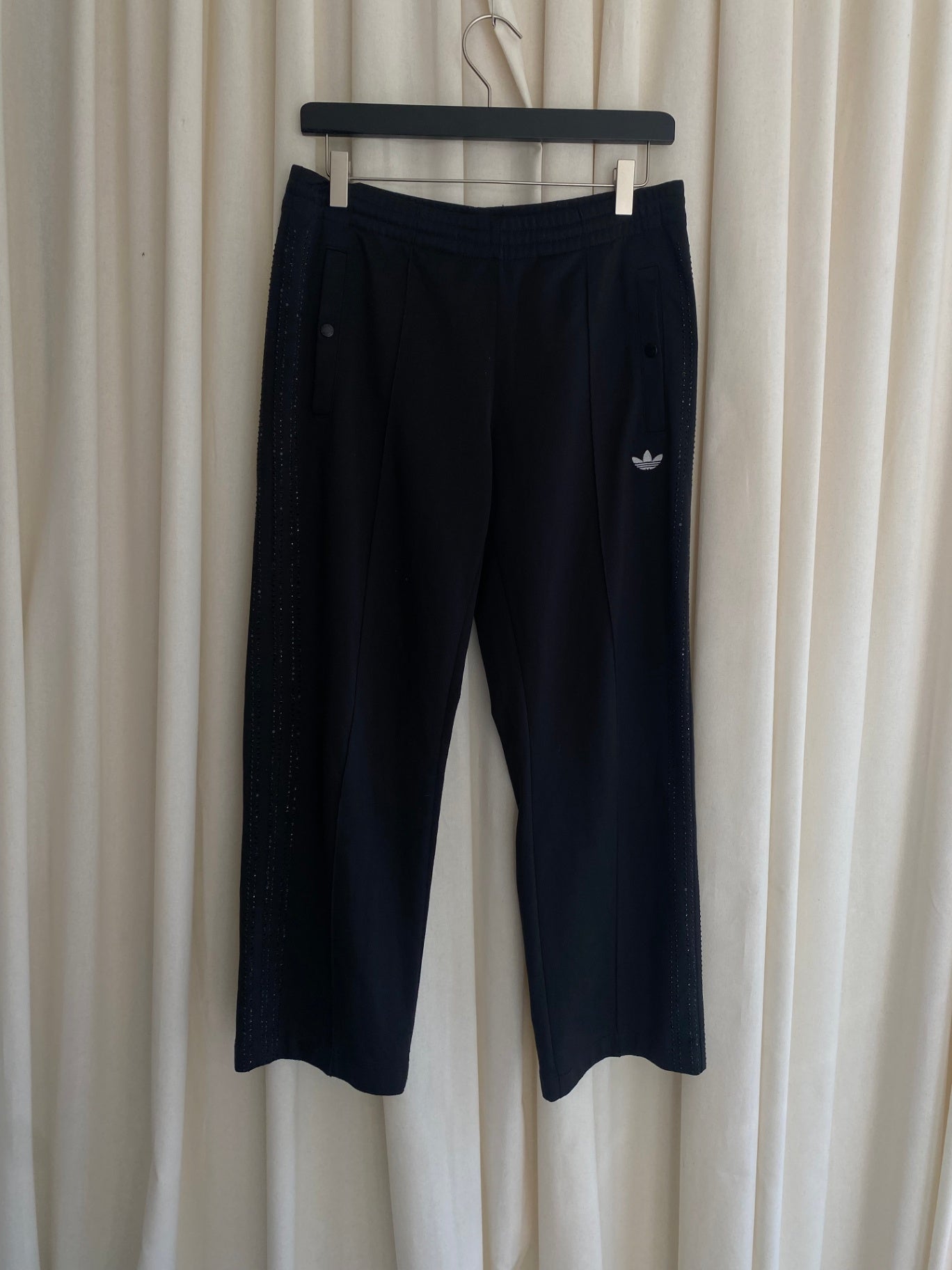 Adidas Hose S Schwarz mit Strasssteinen