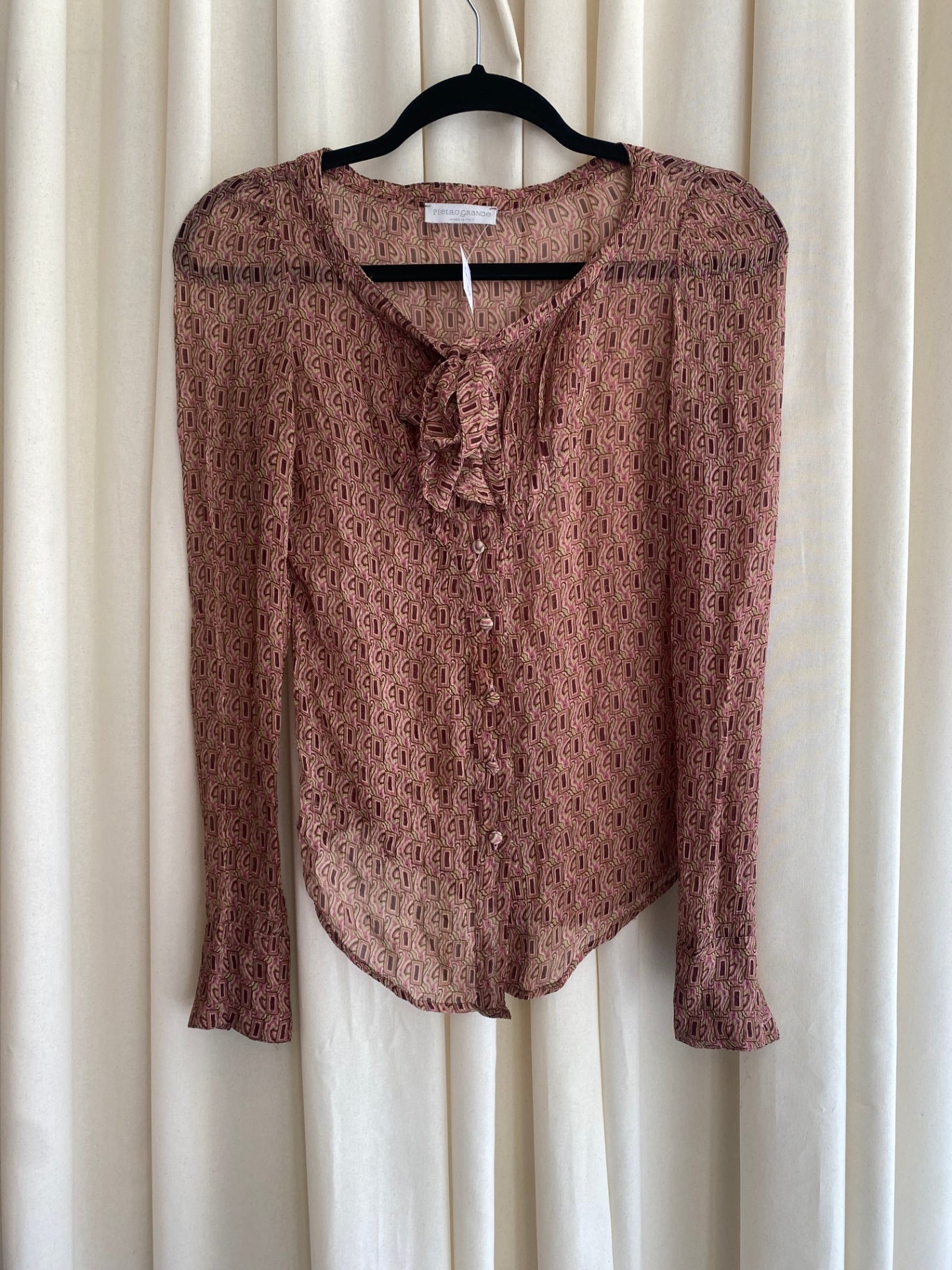 Bluse S Gemustert