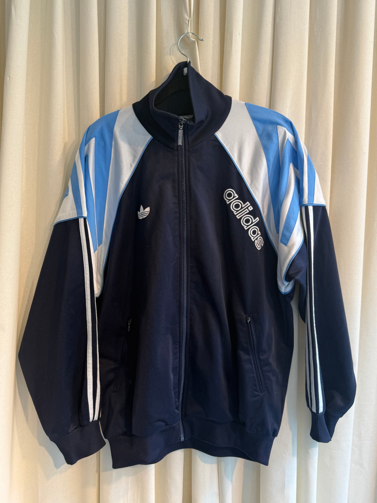 Adidas Jacke M Blau, Grau, Schwarz