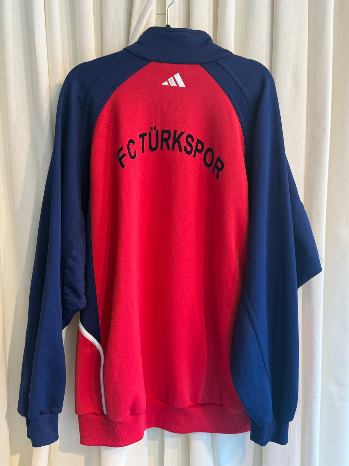 adidas Hoodie XXL Rot, Blau, Weiß