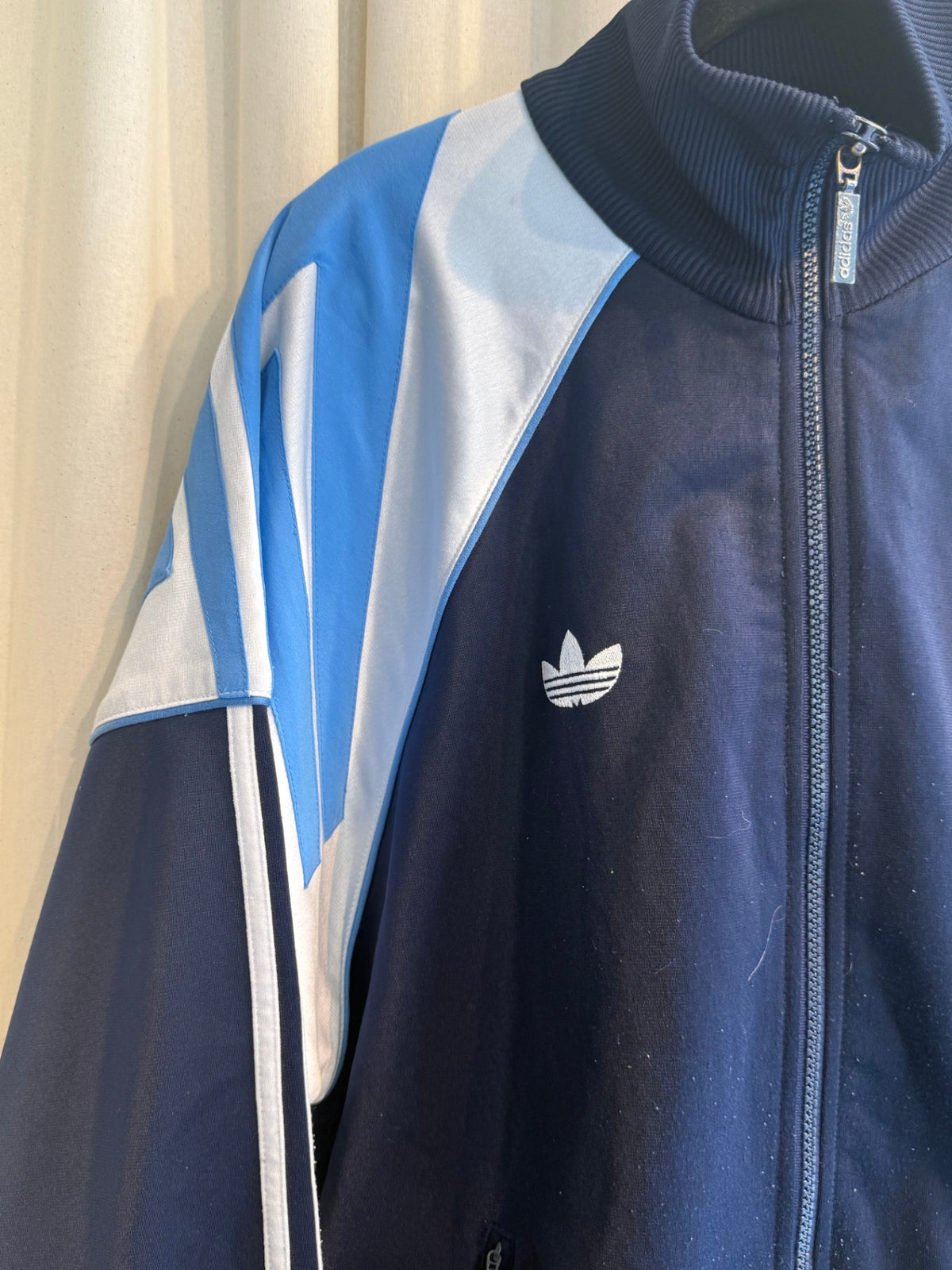Adidas Jacke M Blau, Grau, Schwarz