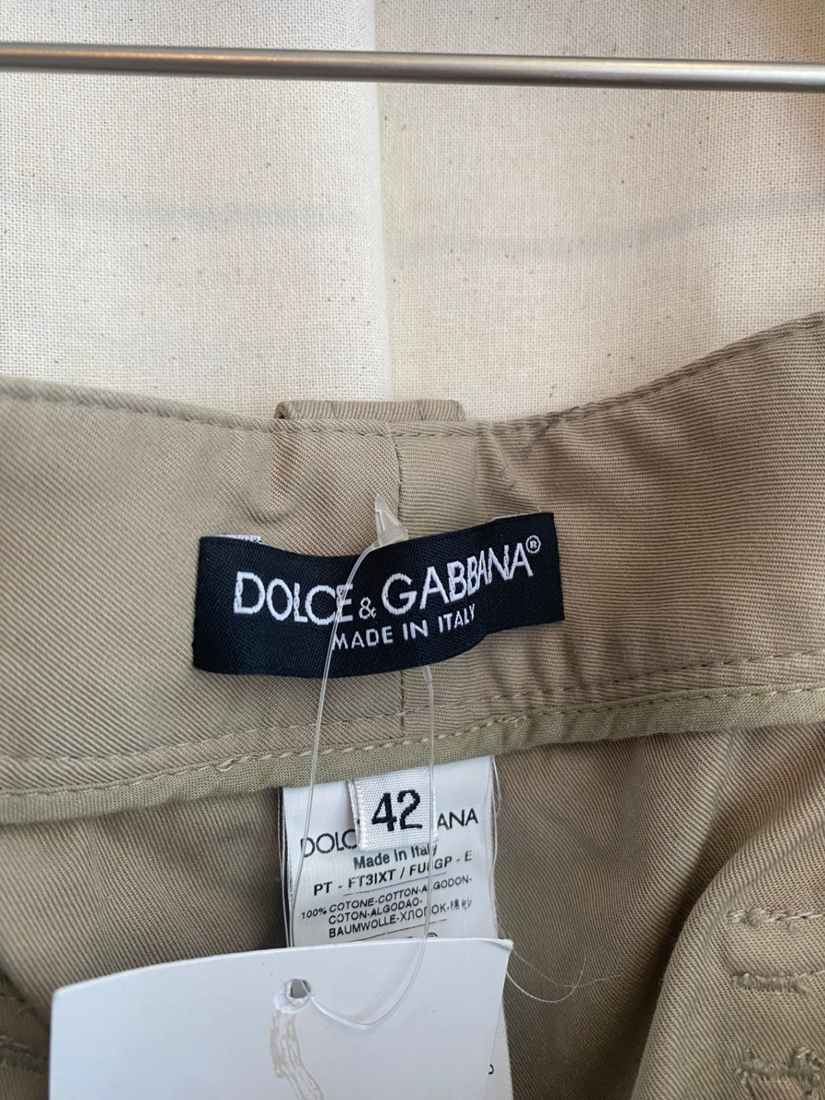 Dolce & Gabbana Hose 42 Beige