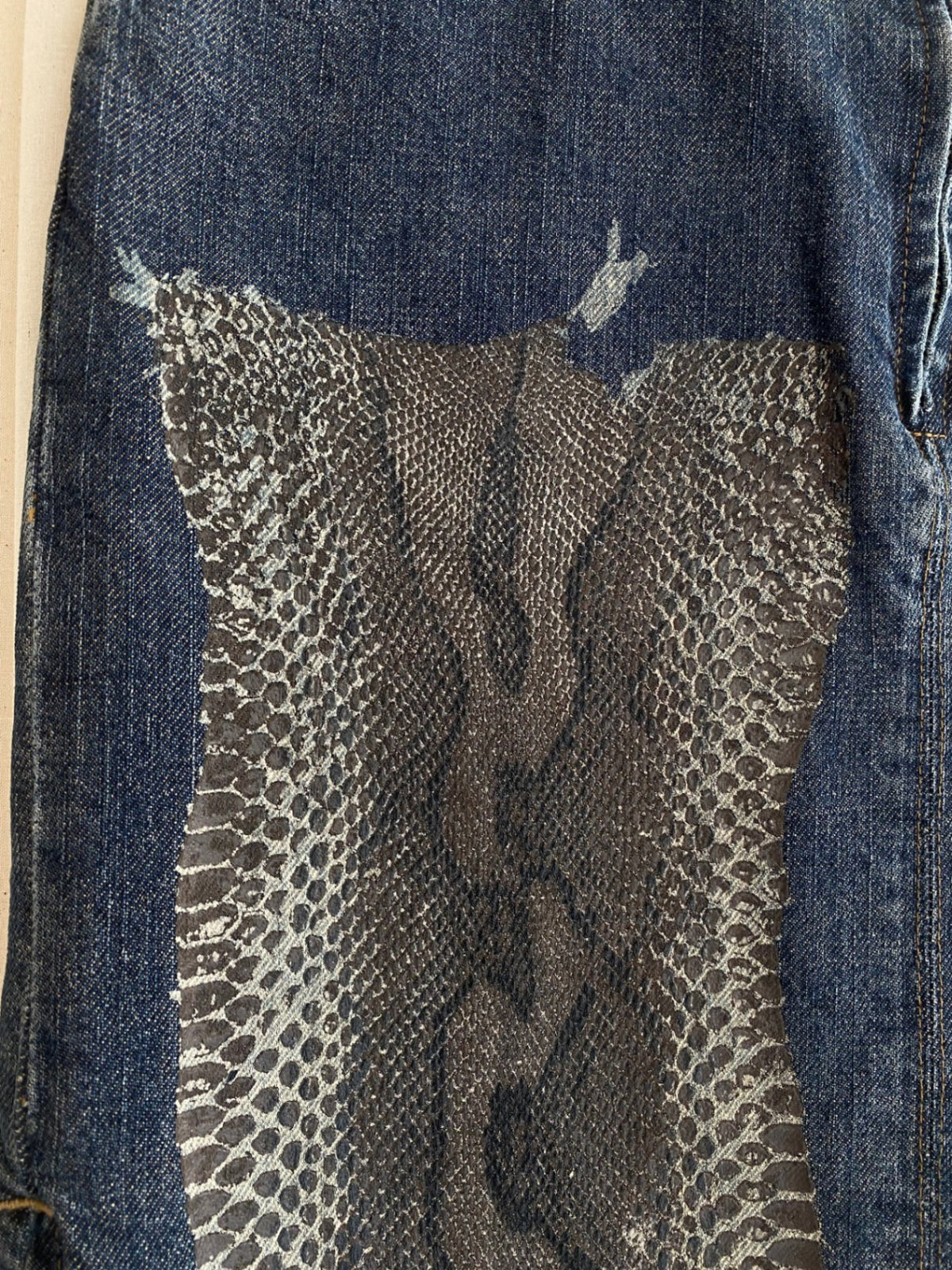 Just Cavalli Rock S mit Schlangenprint