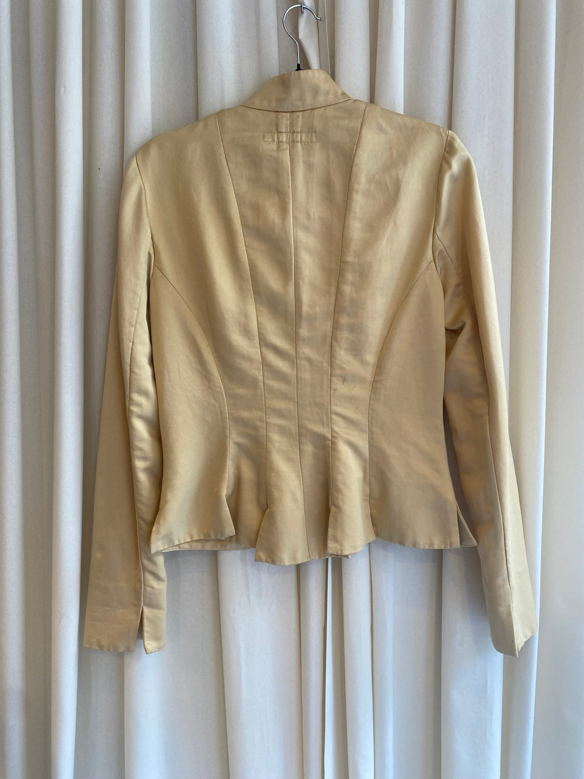 Ralph Lauren Blazer M Gelb (100% Seide)