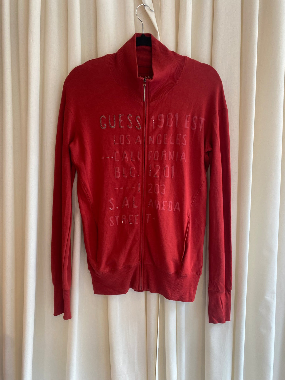 GUESS Zipper L Rot