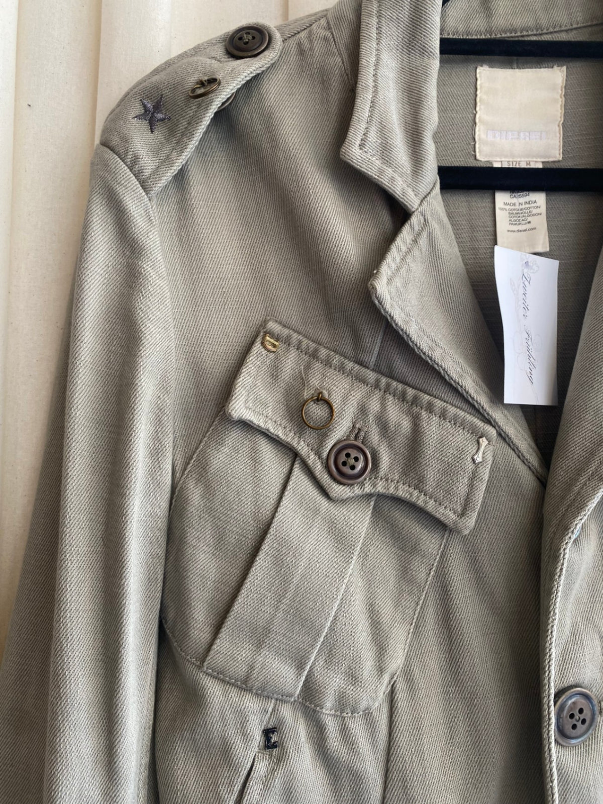 Diesel Mantel M Beige