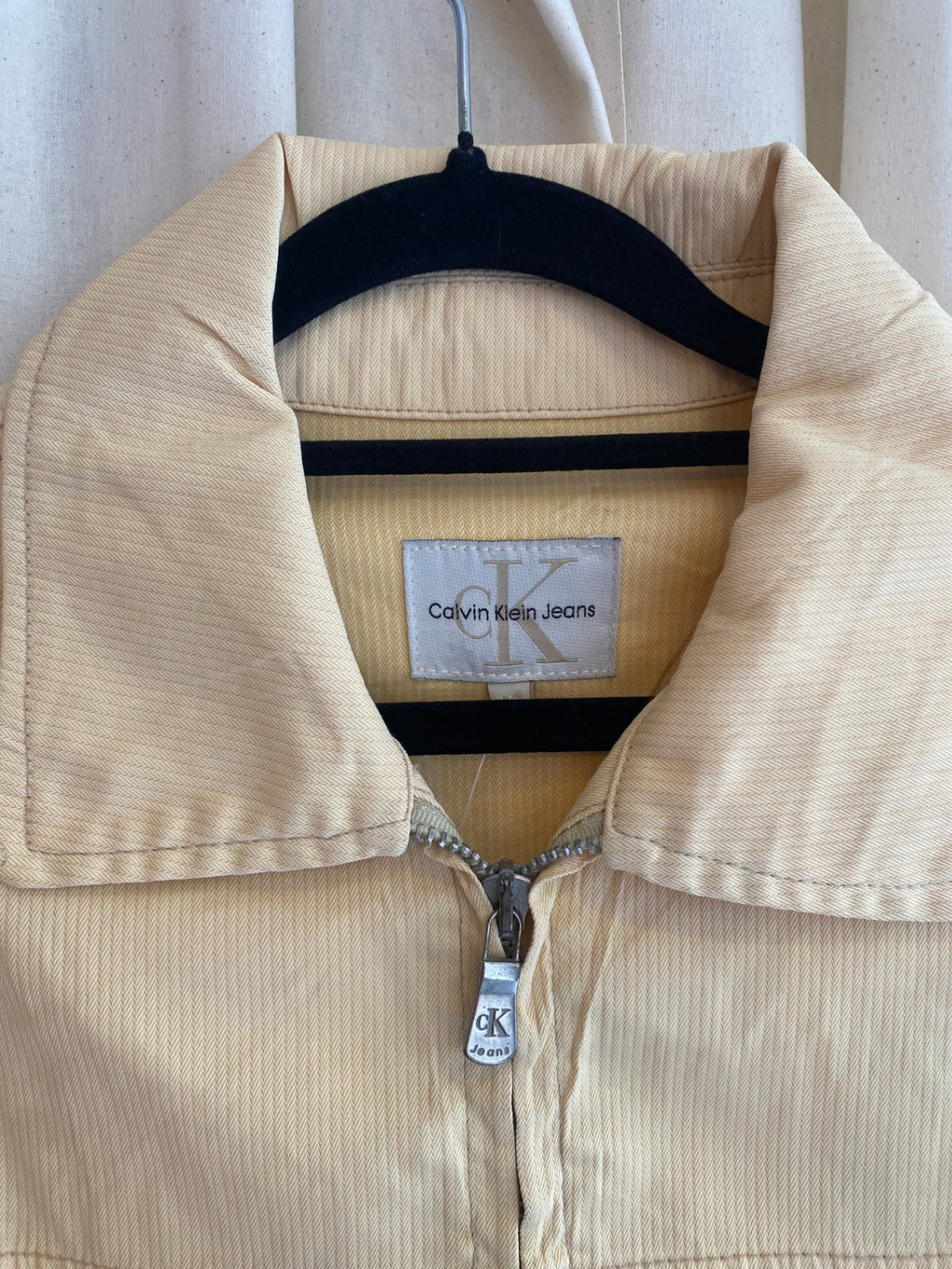 Calvin Klein Jacke M Gelb