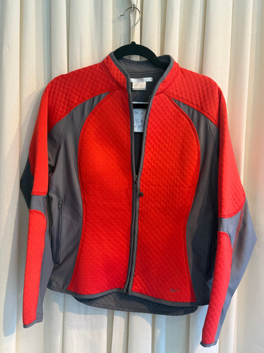 Nike Jacke M Rot/Grau