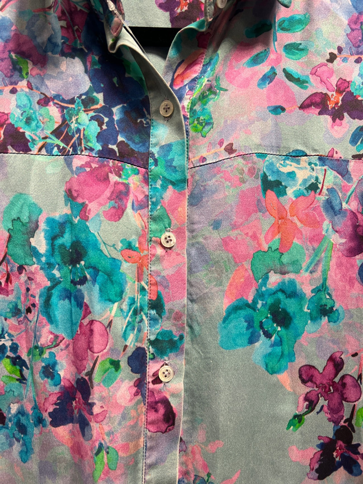 Maßgeschneiderte Bluse XL Bunt
