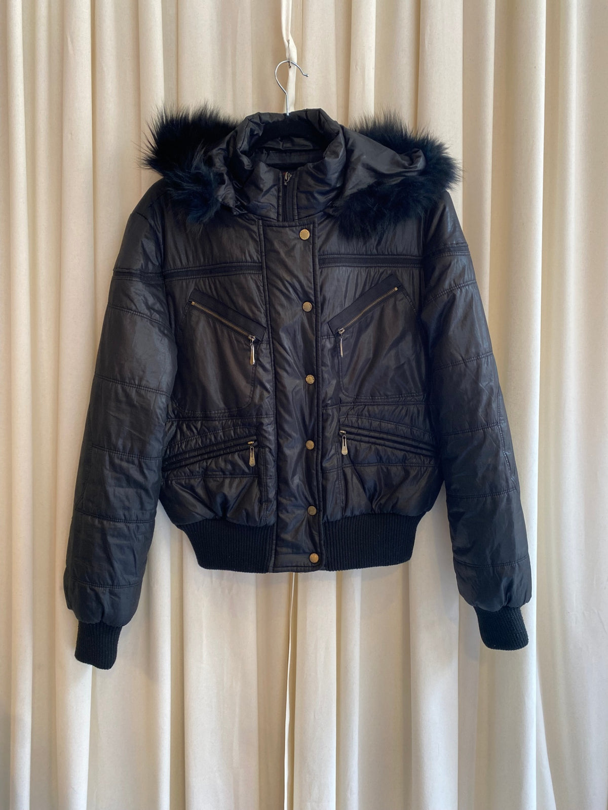Jacke M Schwarz