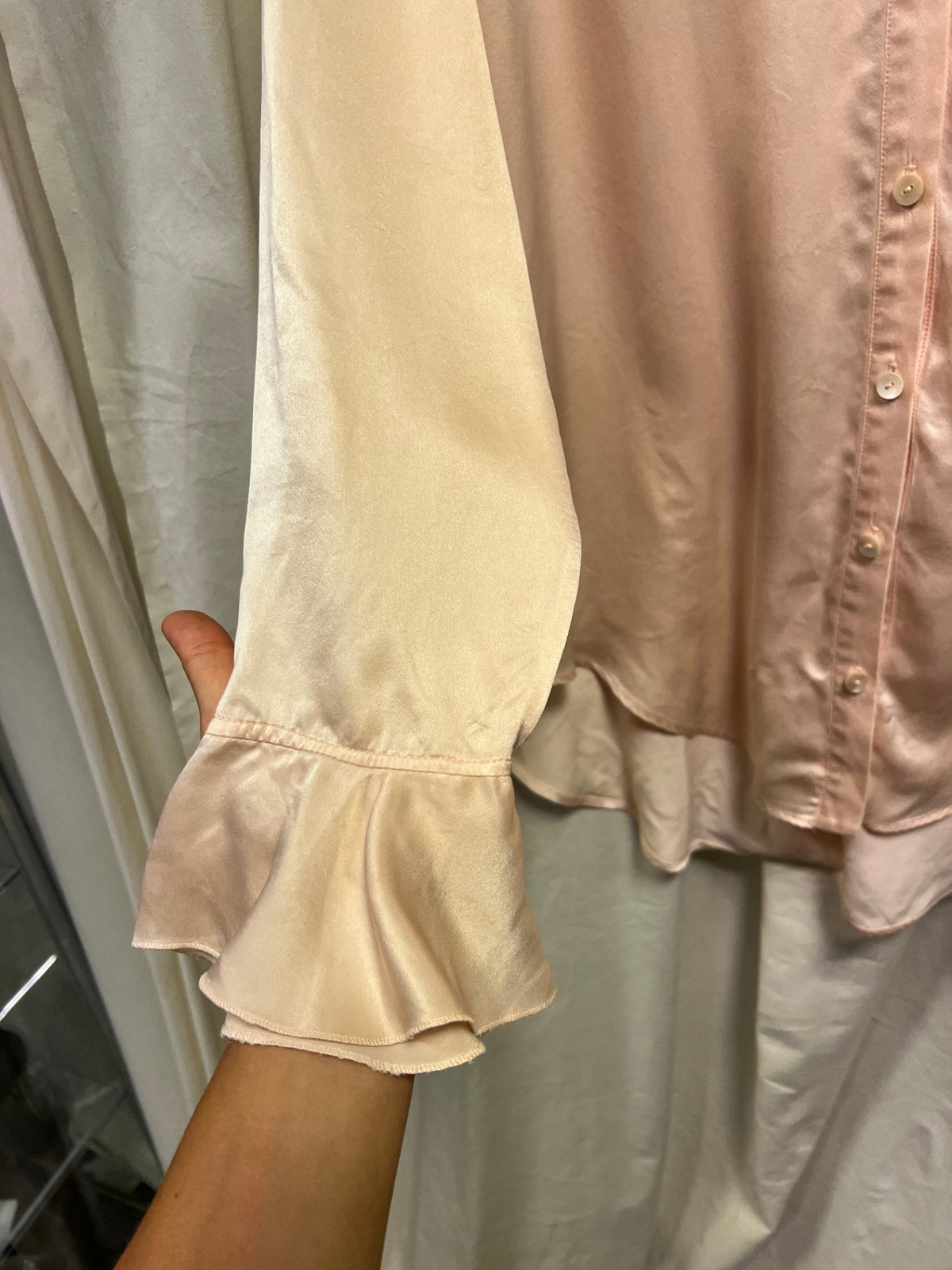 Maßgeschneiderte Bluse XL Lachs