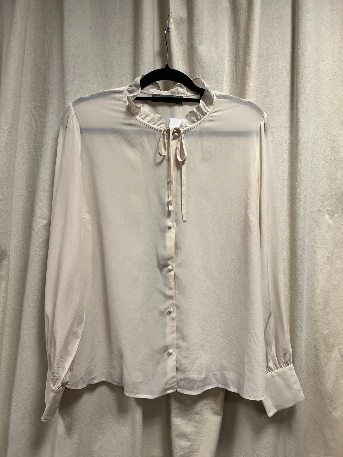 Hallhuber Bluse aus Seide 44 Creme