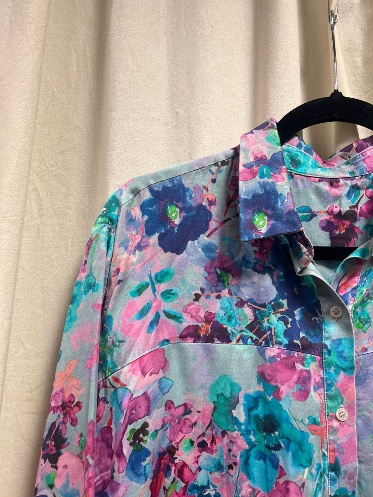 Maßgeschneiderte Bluse XL Bunt