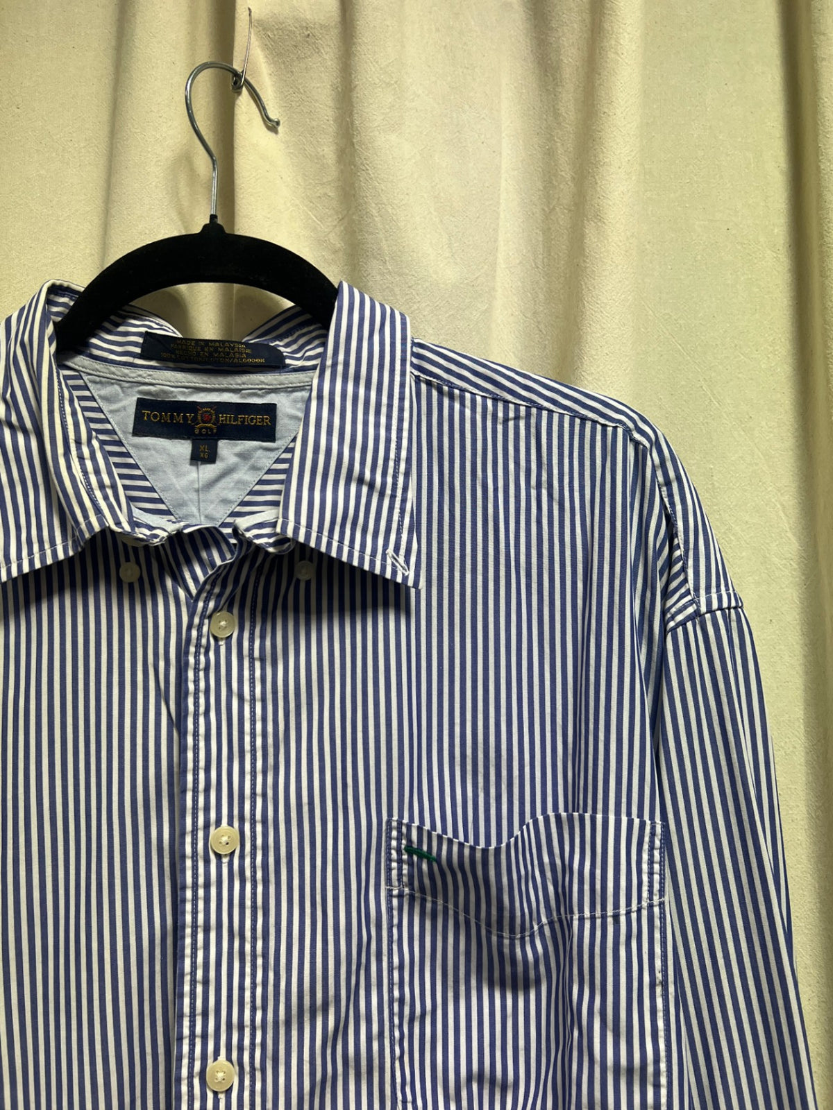 Vintage Tommy Hilfiger Bluse gestreift XL