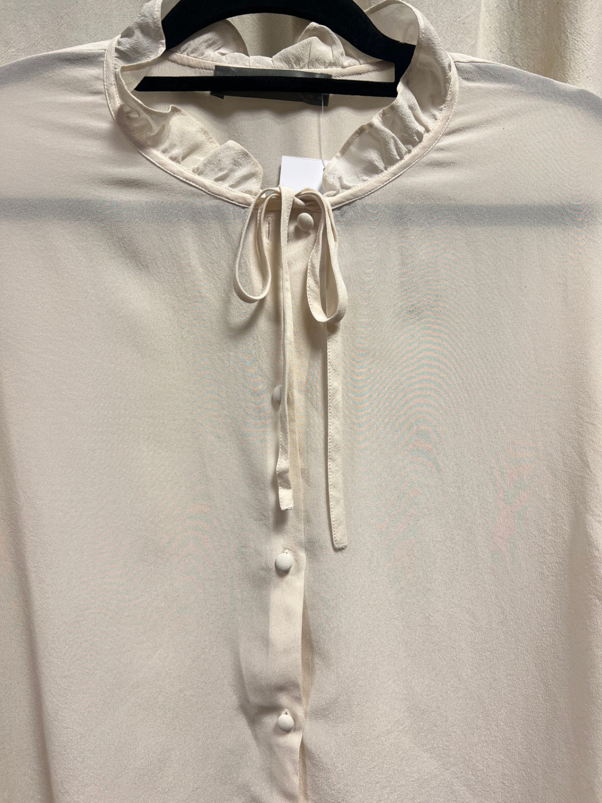 Hallhuber Bluse aus Seide 44 Creme
