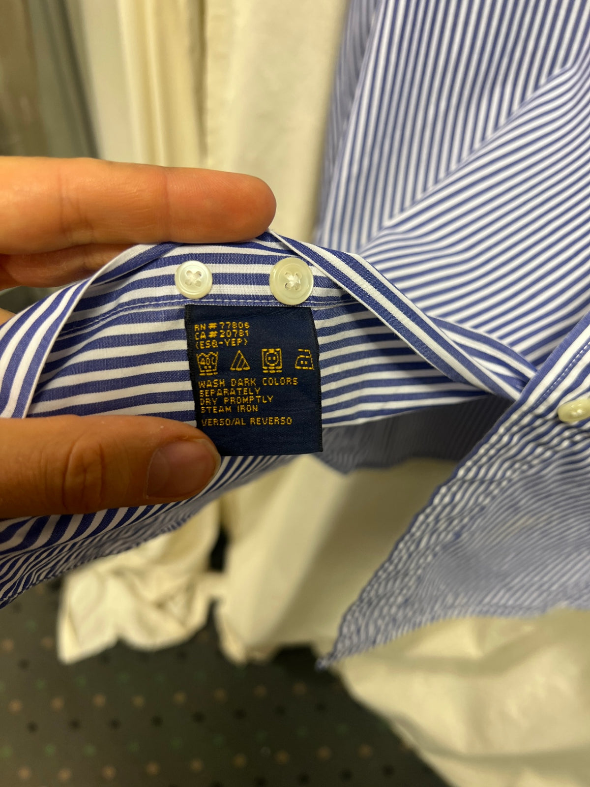 Vintage Tommy Hilfiger Bluse gestreift XL