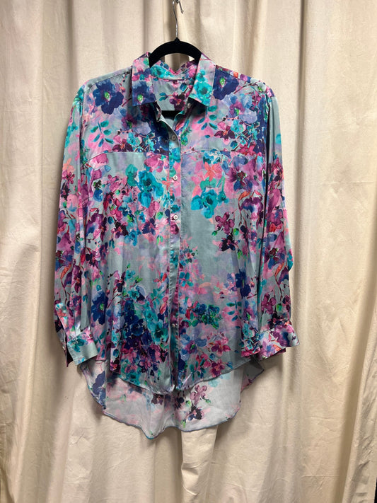 Maßgeschneiderte Bluse XL Bunt