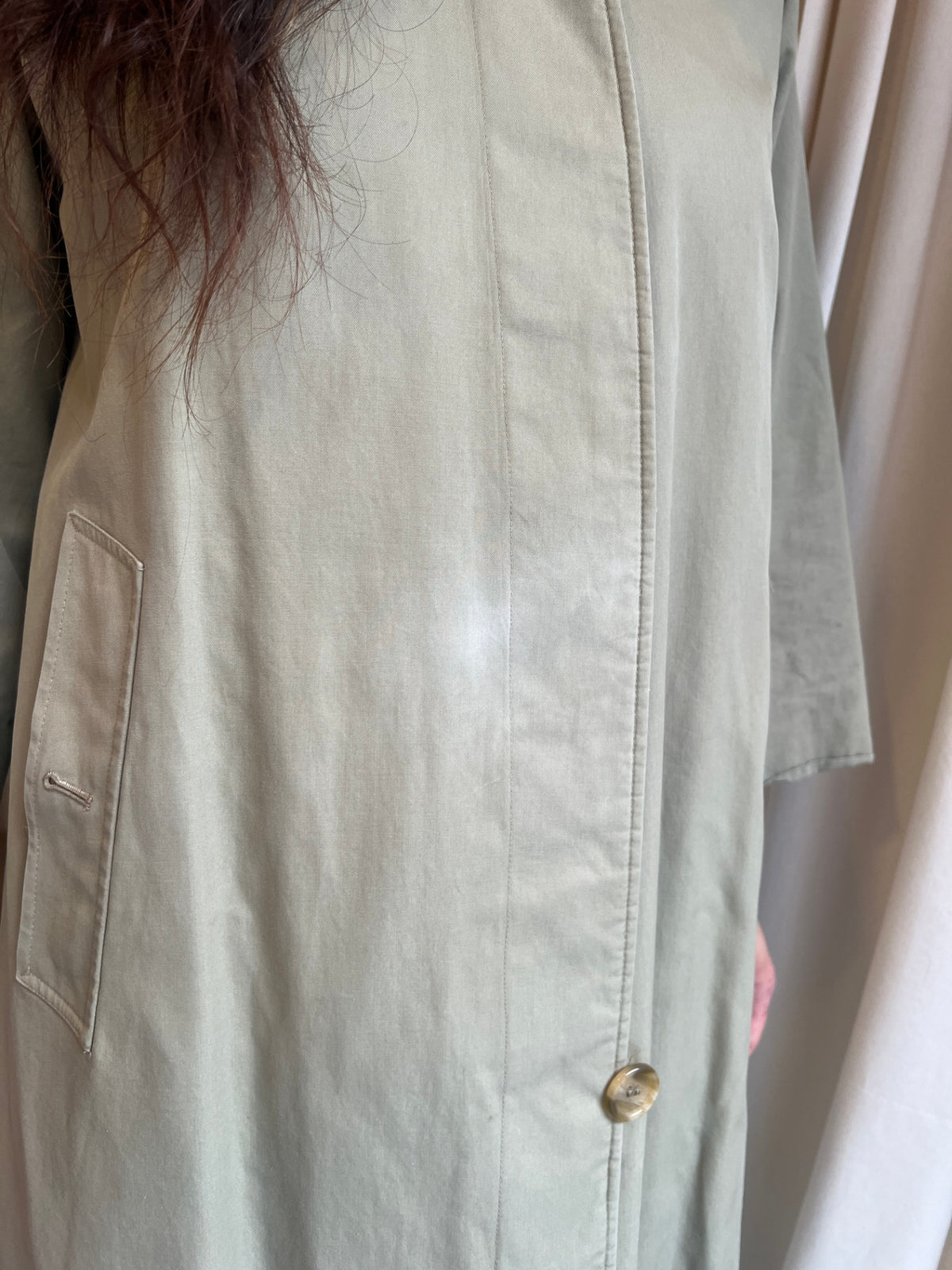 Burberrys Mantel mit Kaputze M Beige/Kaki