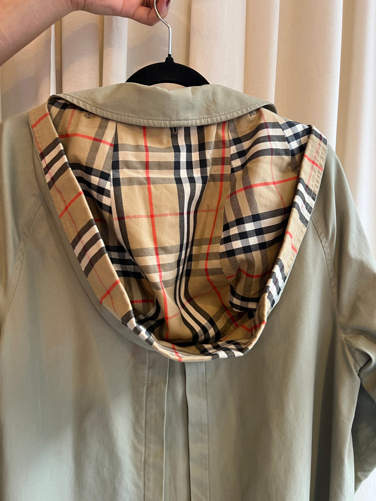Burberrys Mantel mit Kaputze M Beige/Kaki
