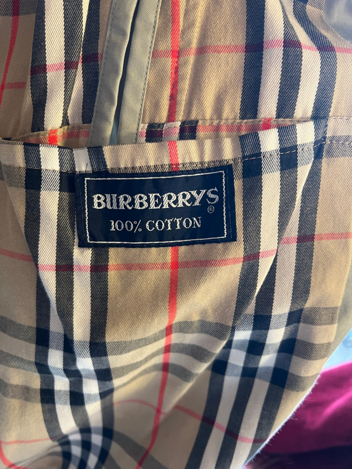 Burberrys Mantel mit Kaputze M Beige/Kaki
