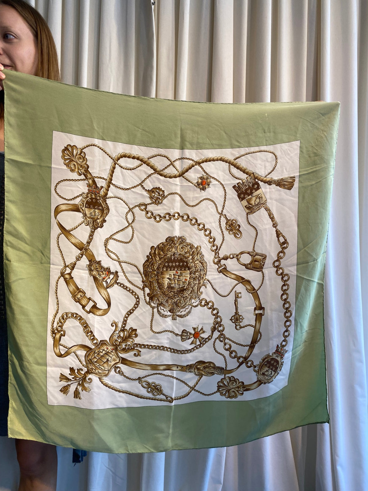 Tuch Sage Gold